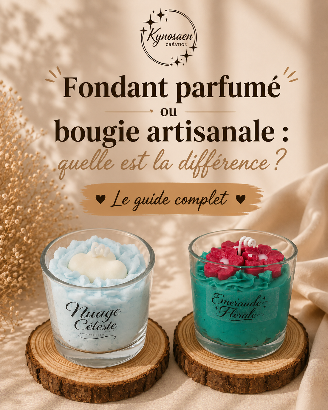 Fondant parfumé ou bougie : deux expériences différentes