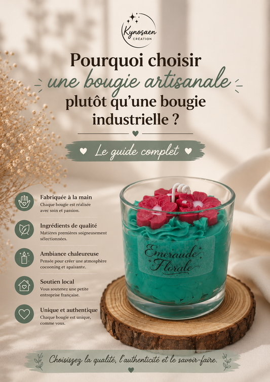 Pourquoi choisir une bougie artisanale plutôt qu'une bougie industrielle ?