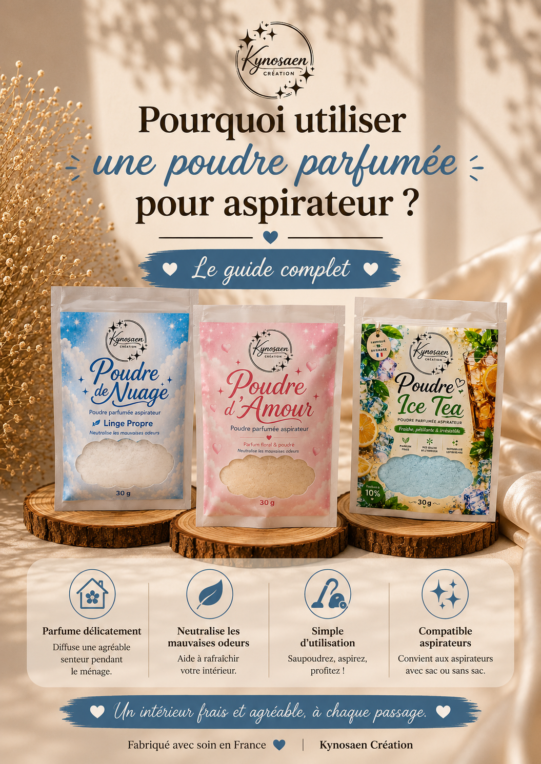 Pourquoi utiliser une poudre parfumée pour aspirateur ? Le guide complet