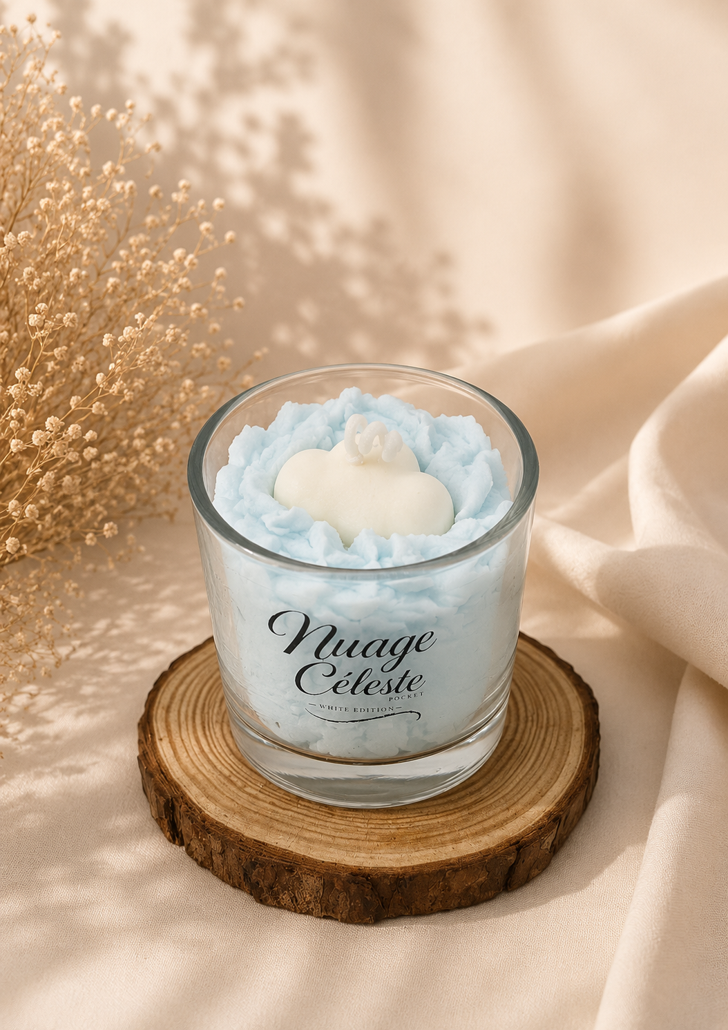 Heavenly Cloud Candle (Pocket White Edition ~50g)